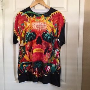 Let’s rage Tshirt colorful Sz Large